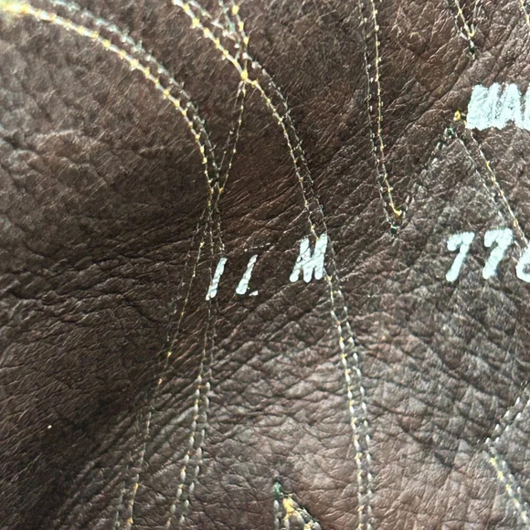 Frye Men's Brown Leather Billy Pull on Cowboy Western Boots Size 11M - Picture 6 of 15